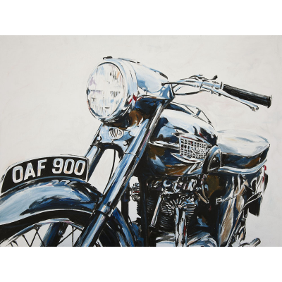 tableau sur toile, Moto Triumph