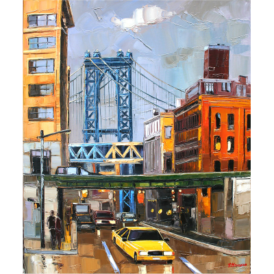 peinture manhattan bridge